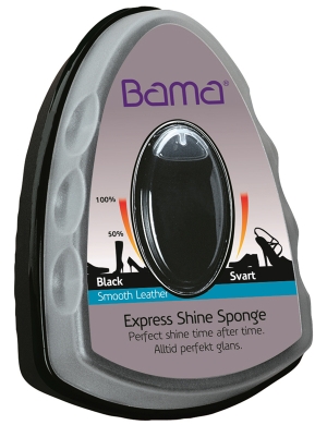 Bama Express Shoe Shine Sponge - Black